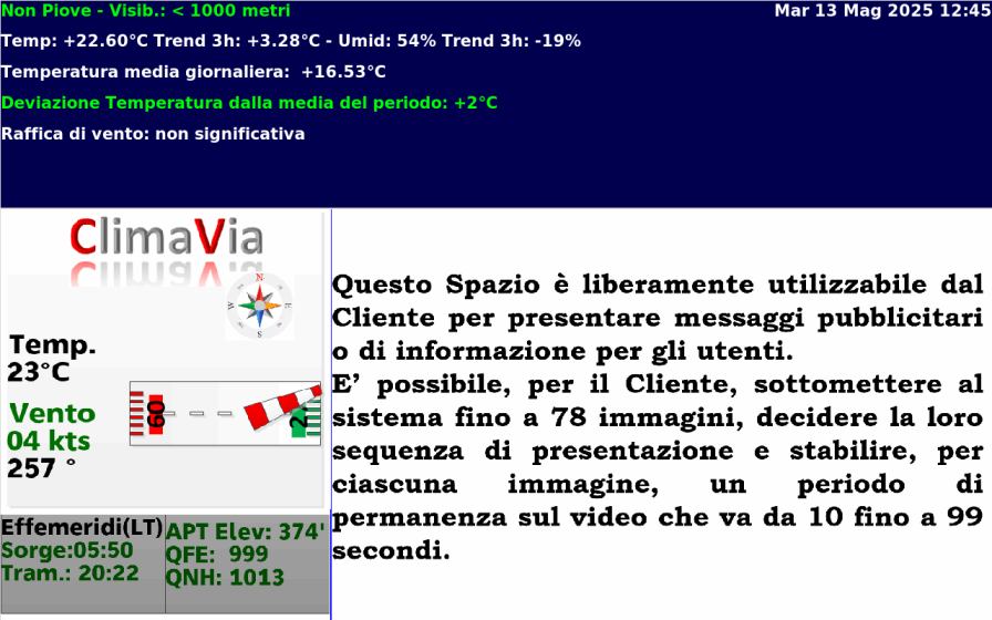 Schermo Climavia